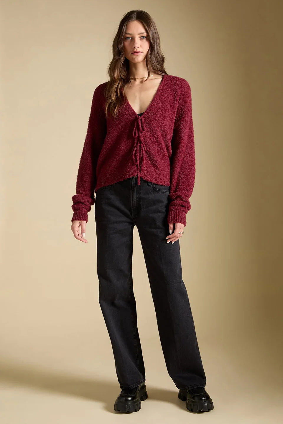 Dovere Sweater - Merlot