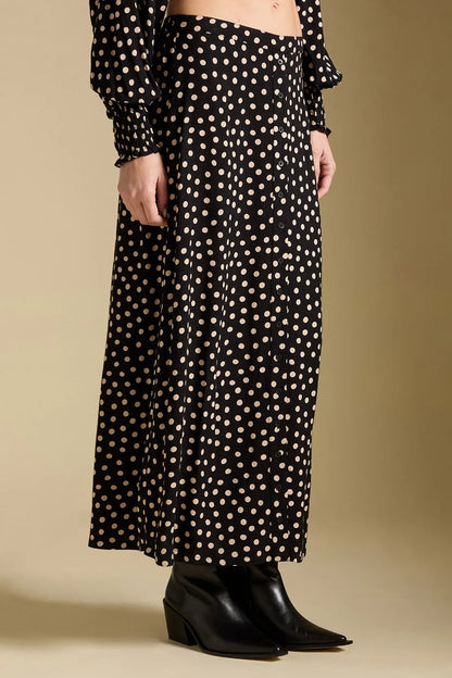 Nolla Midi Skirt - Midnight