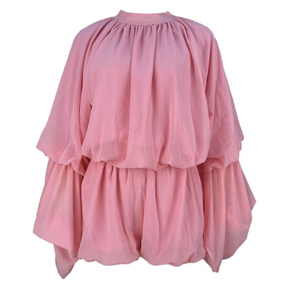 Chiffon Pleated Tops Sexy 2 Piece Pant Set Outfits Women Elegant Ladies Office Luxury Outfits Summer Two Piece Set Pant Shorts