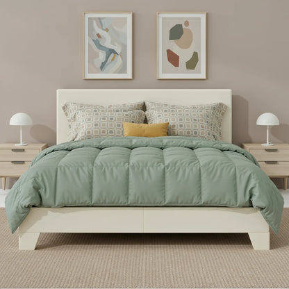 Upholstered Platform Bed with Adjustable Headboard, Modern Design, Noise-Free, No Box Spring Needed, Full/Queen/King