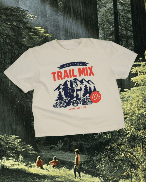 "Montana Trail Mix" Crop Tee