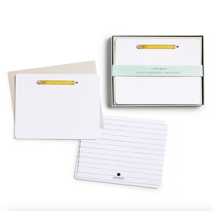 Pencil Flat Note Set