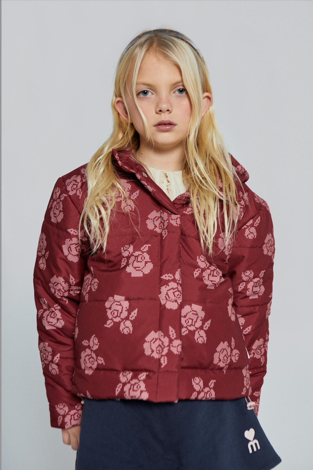 GAIA FLOWER PUFFER JACKET