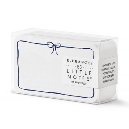 Navy Bow Little Notes