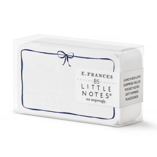 Navy Bow Little Notes