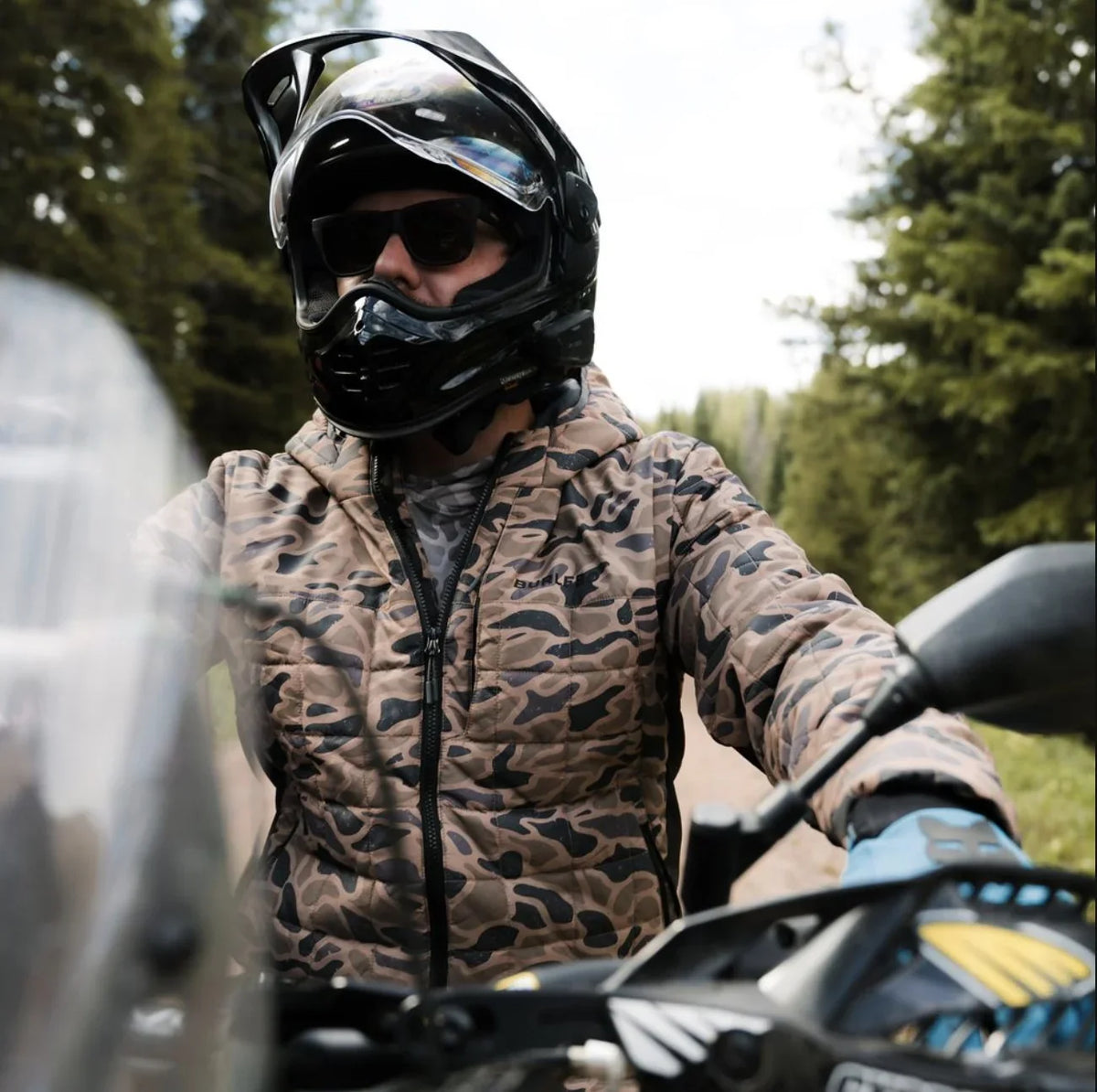 Burlebo: Puffer Jacket - Gauge Camo