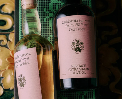 Flamingo Estate Olive Oil and Fuyu Persimmon Vinegar Gift Set