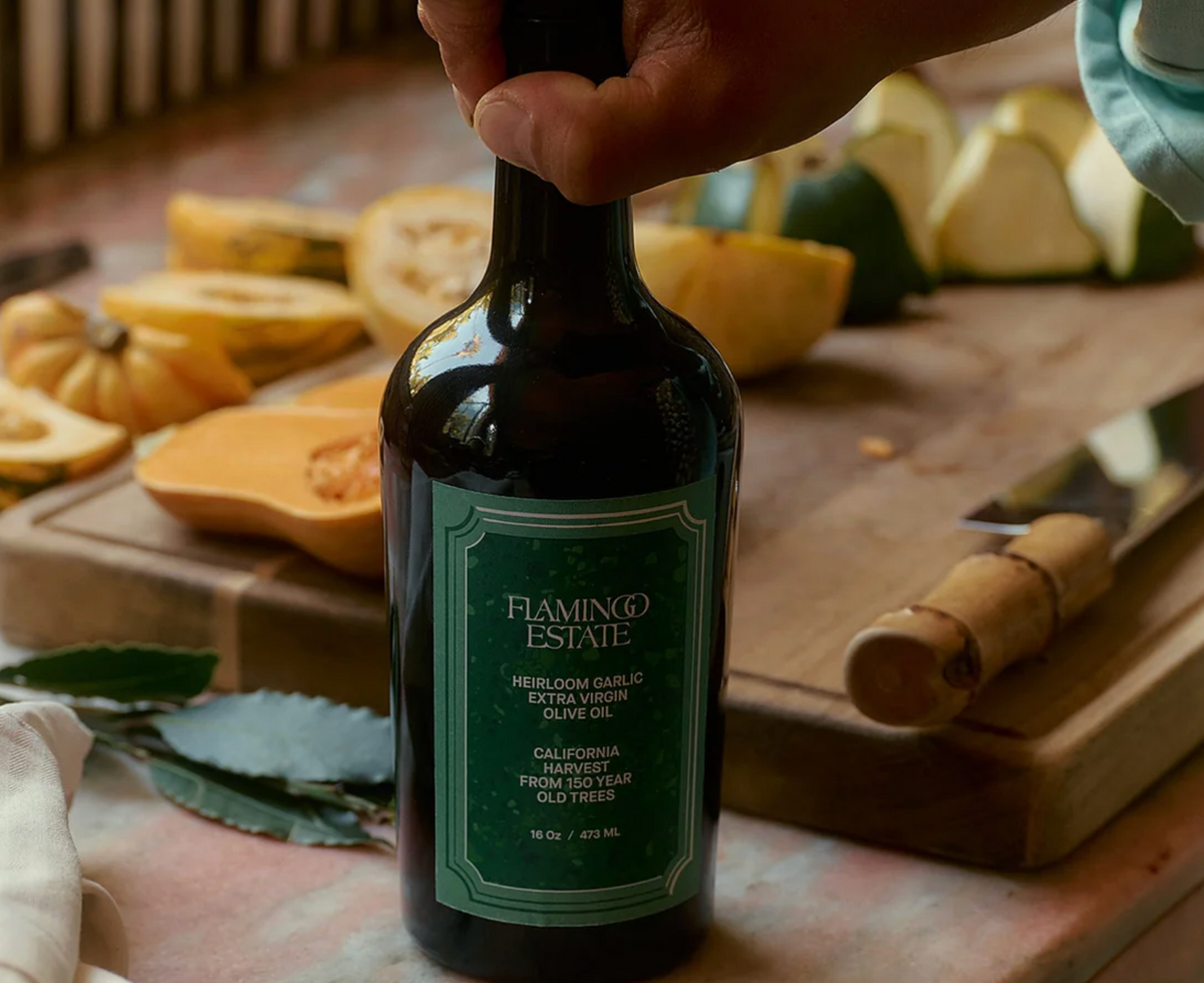 Flamingo Estate Garlic Infused Extra Virgin Olive Oil