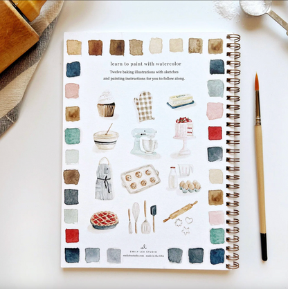 Emily Lex Studio Baking Watercolor Workbook