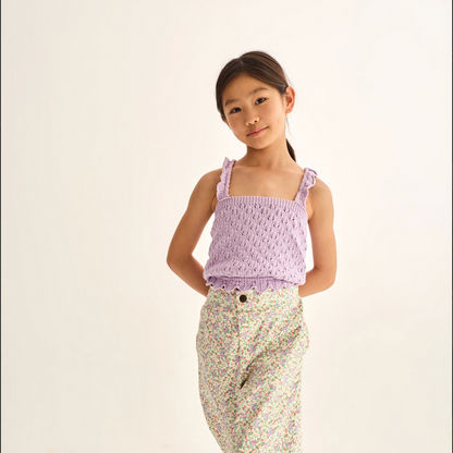 LILY OPEN KNIT TOP