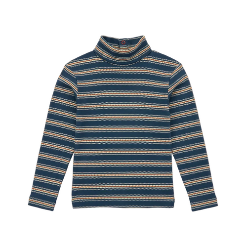 TURTLENECK - MARINE BLUE SCRAFFITO