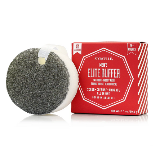 Spongellé Men's Buffer with Black Scrubber - Elite