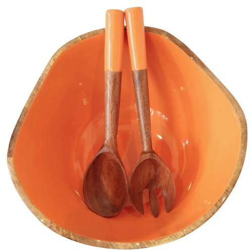 Orange Montauk Bowl Set