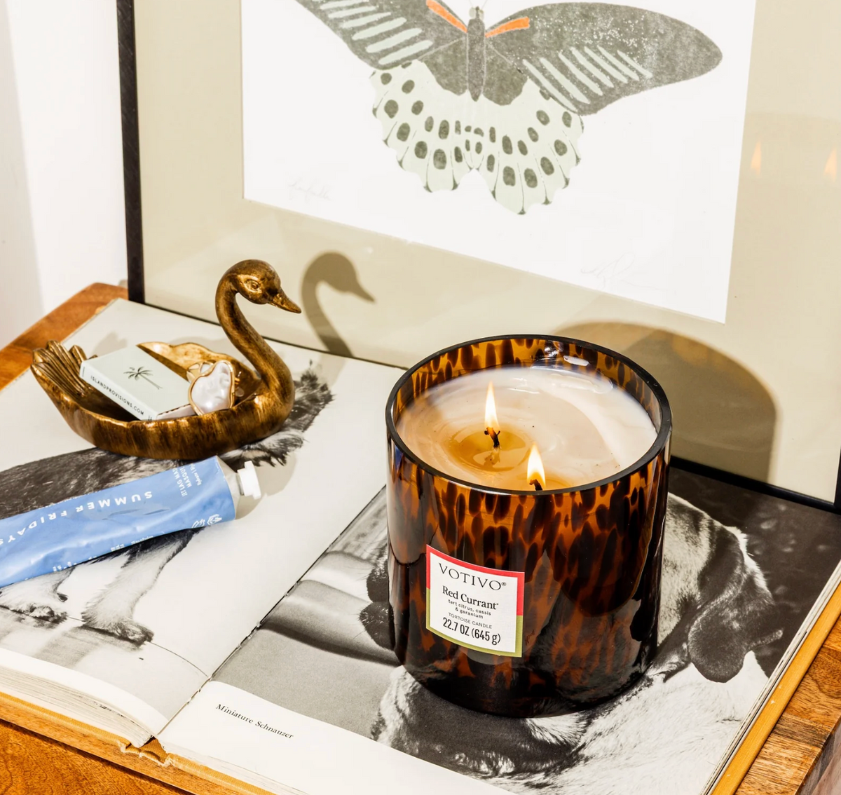 Votivo Red Currant Tortoise Candle