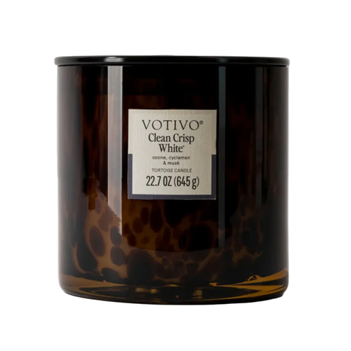 Votivo Clean Crisp White Tortoise Candle