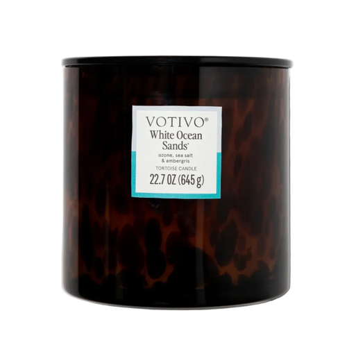 Votivo White Ocean Sands Tortoise Candle