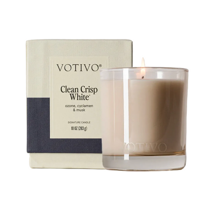Votivo Clean Crisp White Candle
