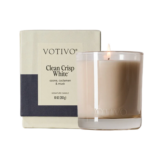 Votivo Clean Crisp White Candle