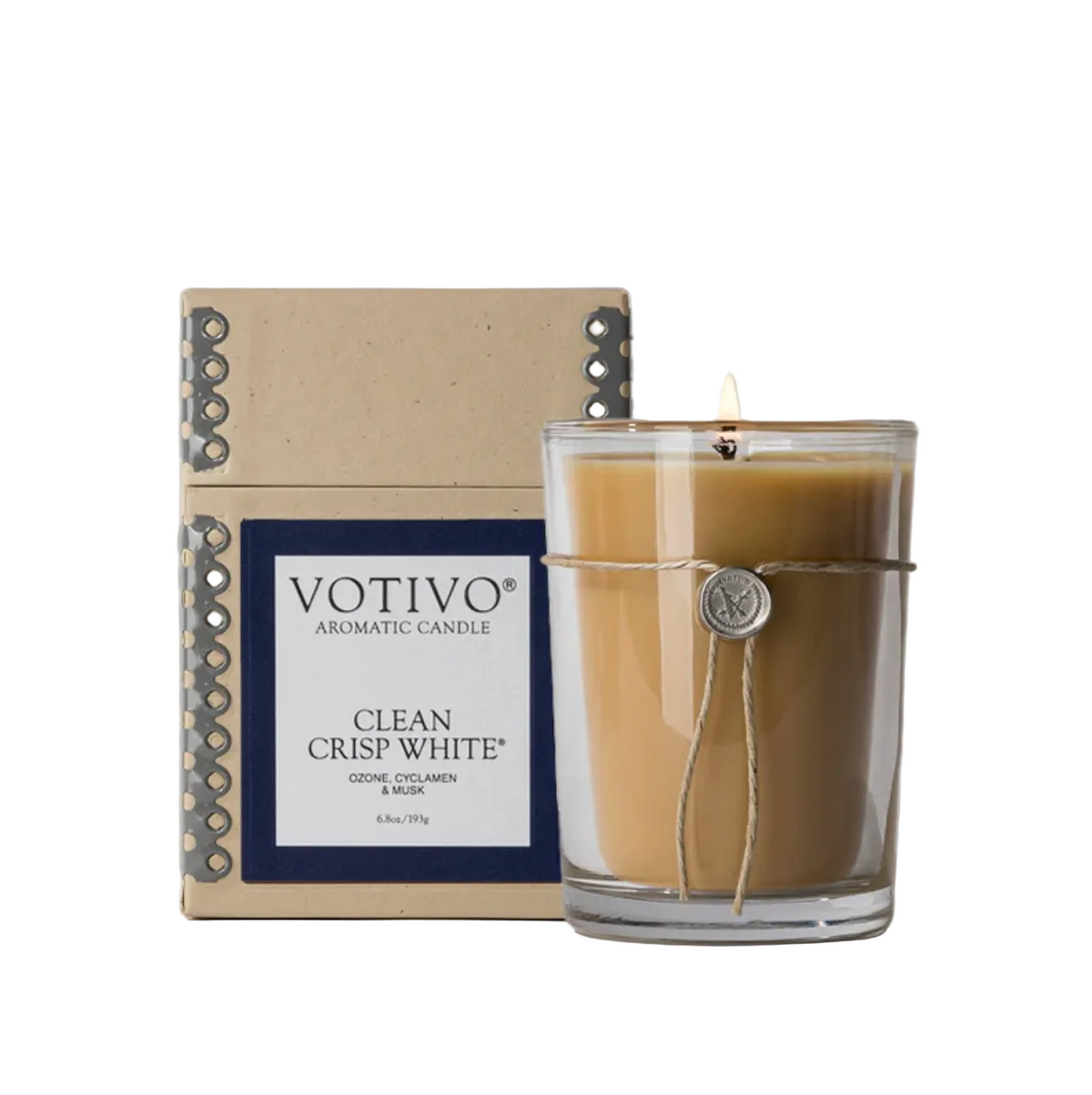 Votivo Clean Crisp White Aromatic Candle