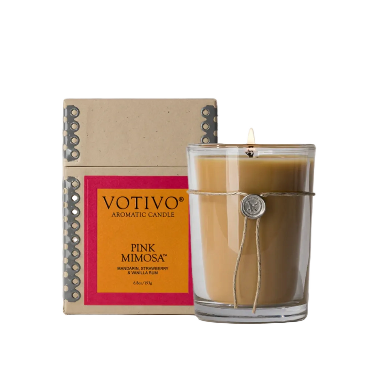 Votivo Pink Mimosa Aromatic Candle