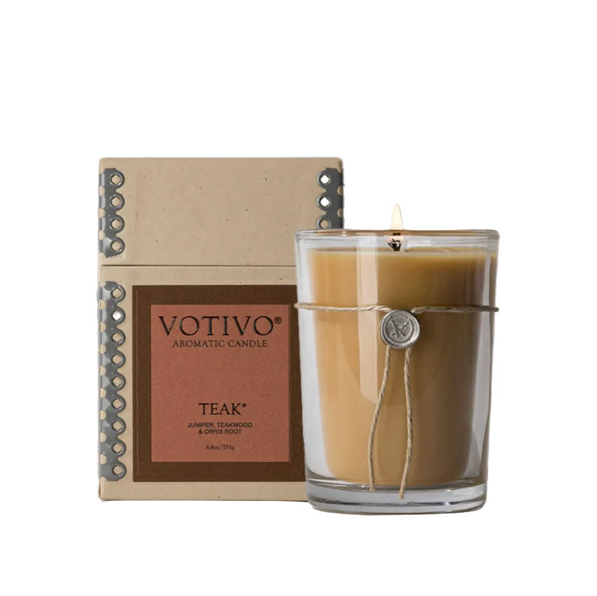 Votivo Teak Aromatic Candle