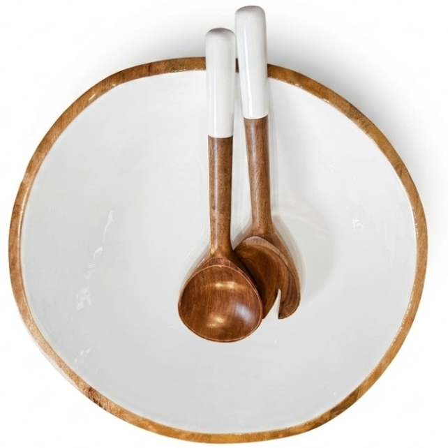 Large White Montauk Bowl Set