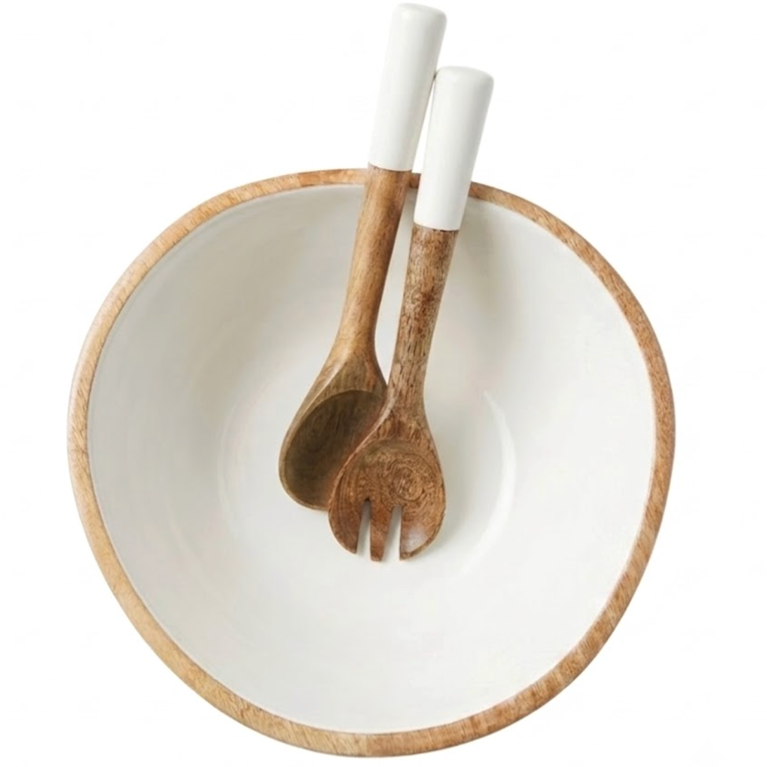 White Montauk Bowl Set