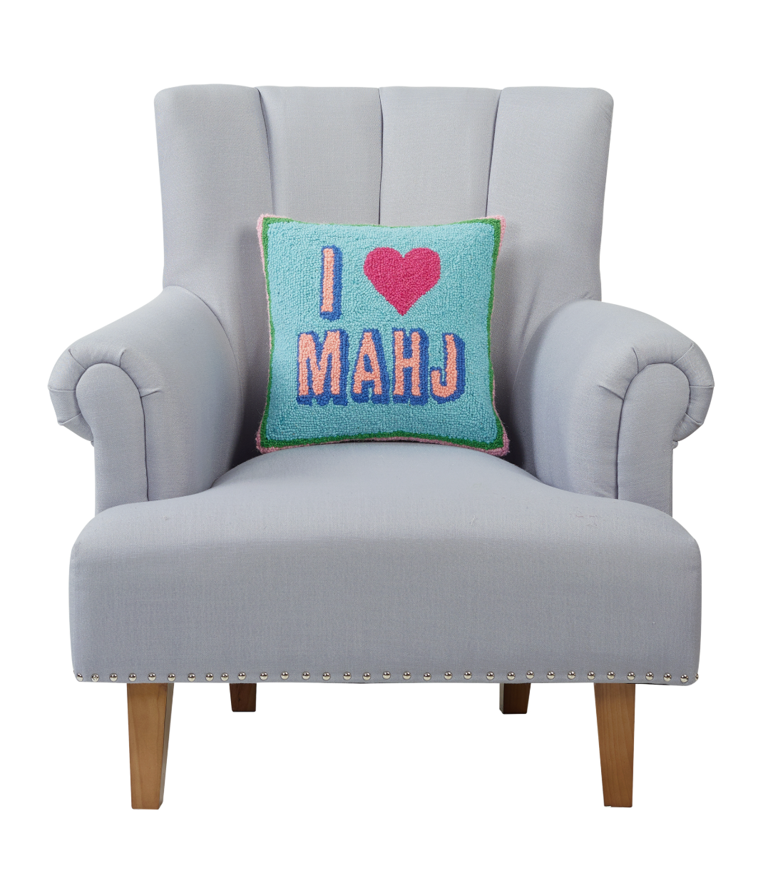 I Love Mahj Hook Pillow
