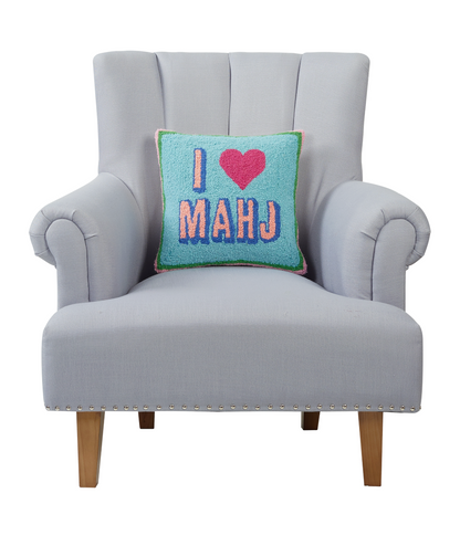 I Love Mahj Hook Pillow