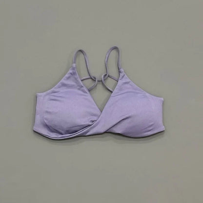 HISTELLO Vision Sports Bra Women Yoga Underwear Gym Running Exercise Backless Bra High Support Active Wear Fitness Workout Top