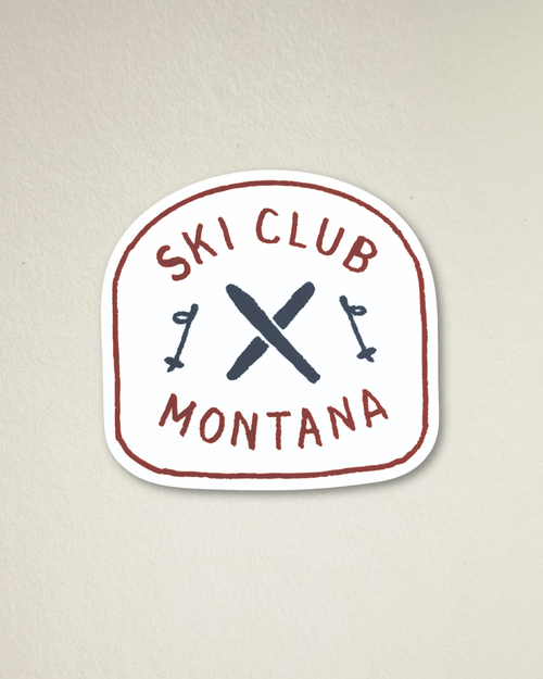 "Ski Club" Sticker