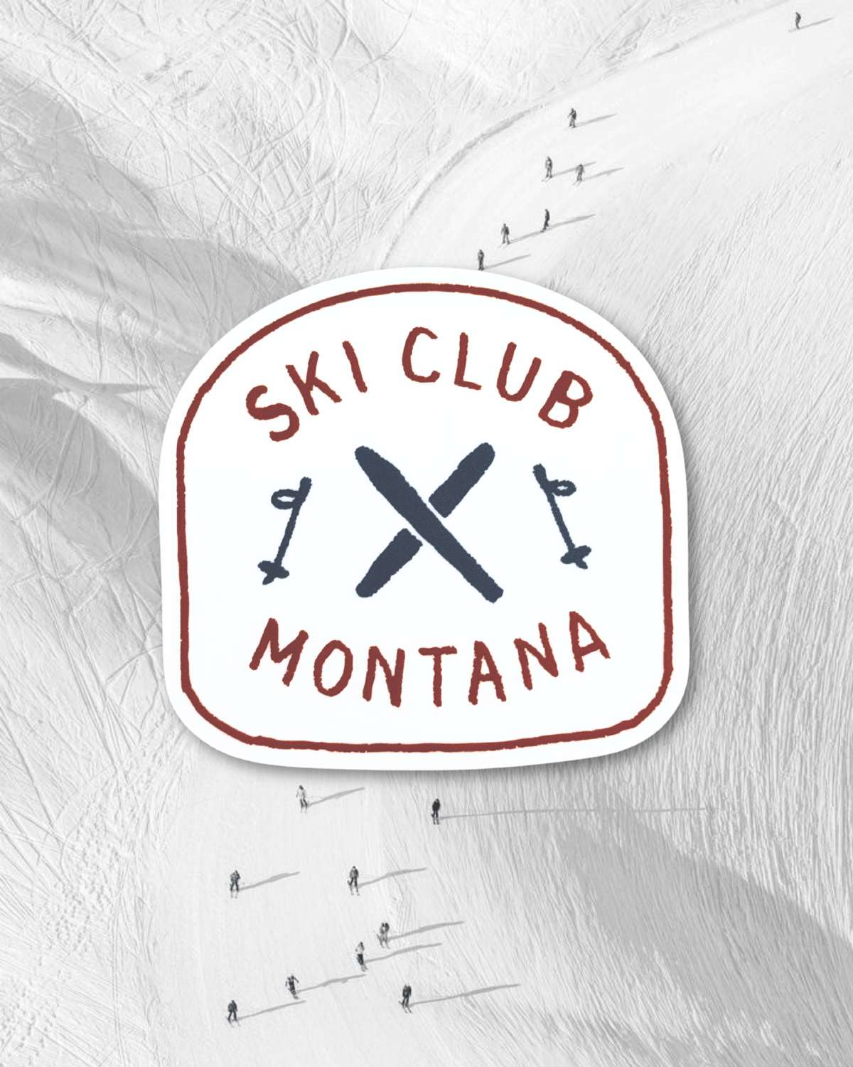 "Ski Club" Sticker