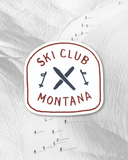 "Ski Club" Sticker