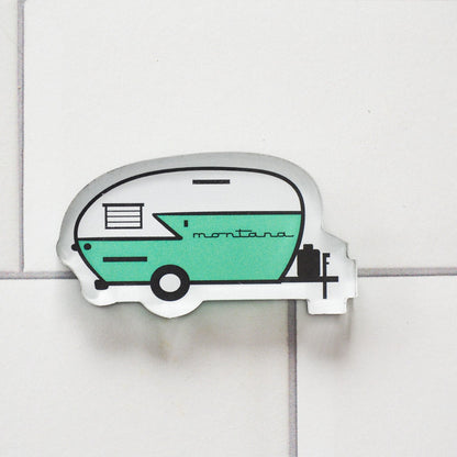 "Retro Camper" Magnet