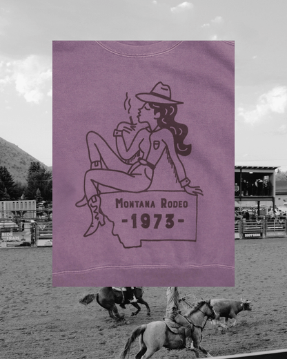 "Montana Rodeo" Crop Pullover