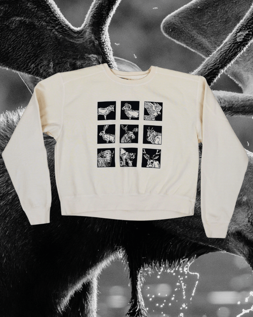 "Montana Brady Bunch" Crop Pullover