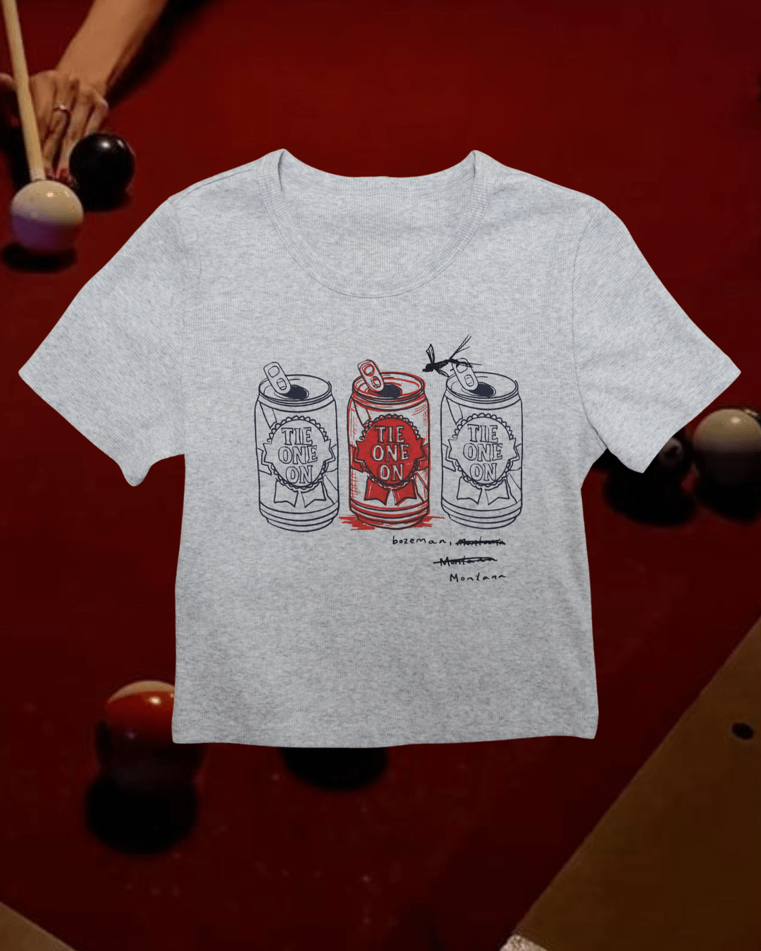 "Tie One On" Baby Tee