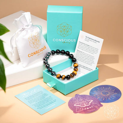 The Triple Karma Shield Bracelet