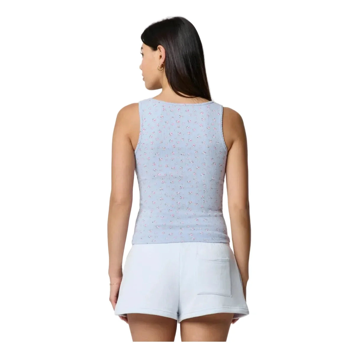 PRINTED TANK - PETIT JARDIN BLU