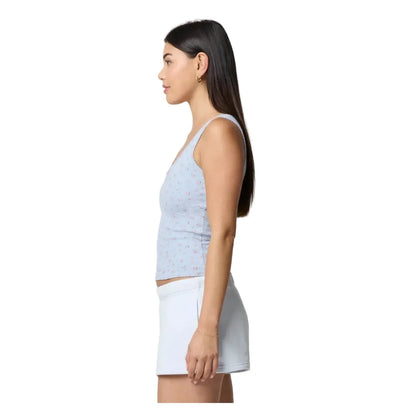 PRINTED TANK - PETIT JARDIN BLU