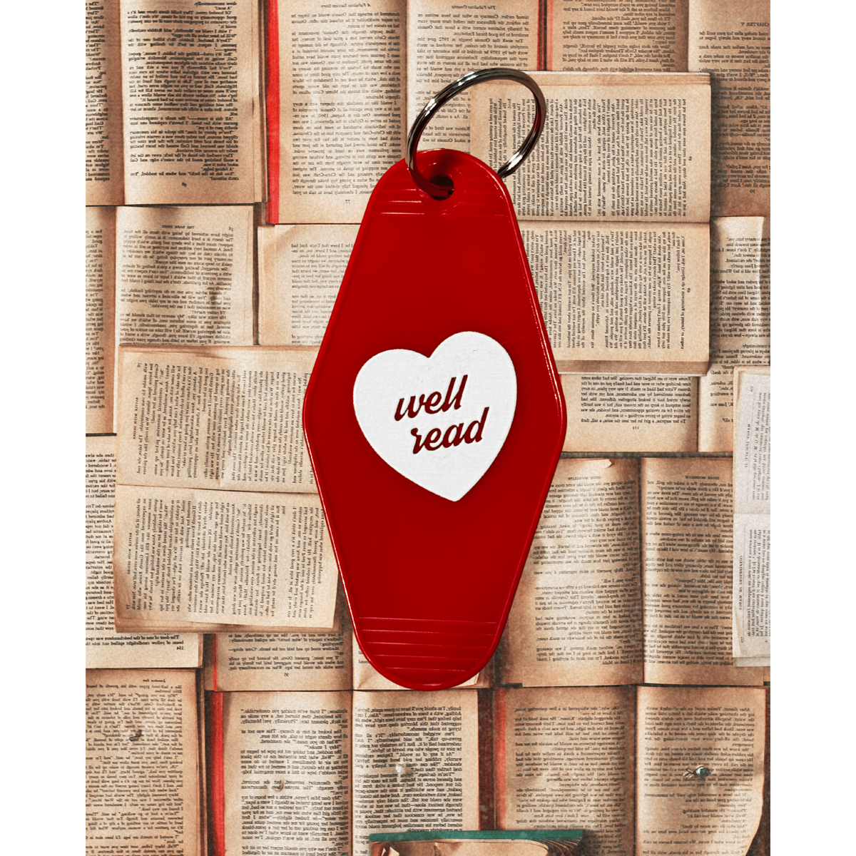 "Well Read" Keychain