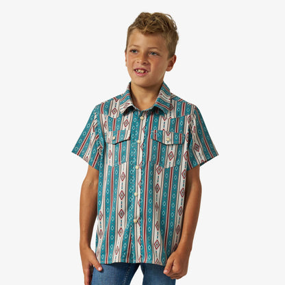 Burlebo: Youth Performance Western Shirt- The Abbott