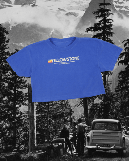 "Yellowstone Memories" Crop Tee