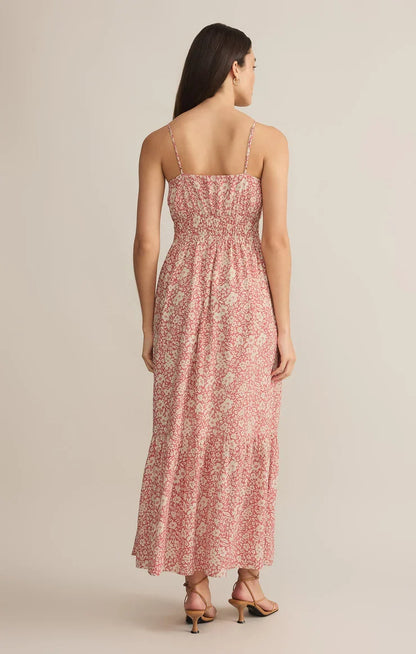 Toluca Ynez Floral Maxi Dress- Dusty Rose