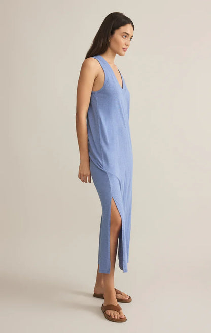 Palisades Midi Dress- Sky Blue