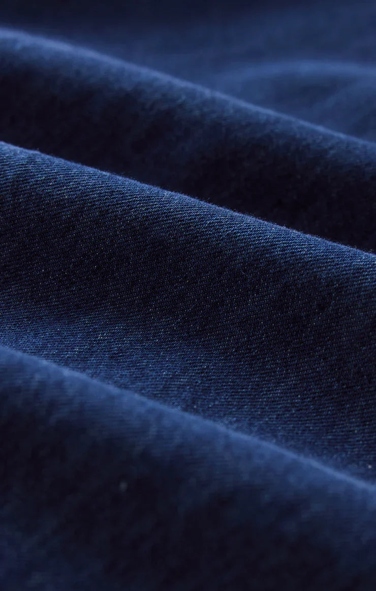 New Day Denim Mini Dress- Deep Water