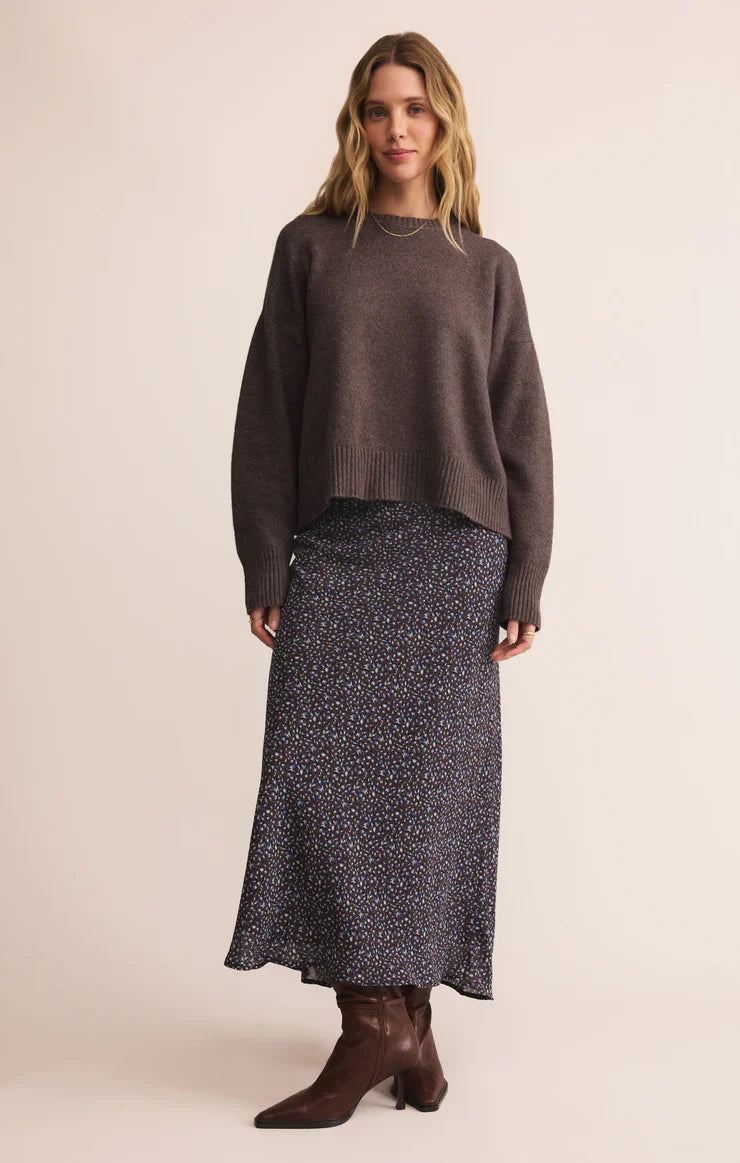 Yelena Aspen Floral Maxi Skirt - Java