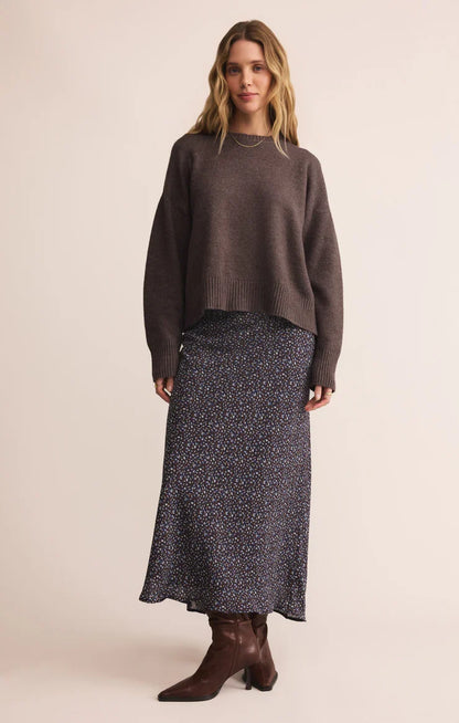 Yelena Aspen Floral Maxi Skirt - Java