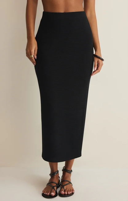 Ainslie Midi Skirt- Black