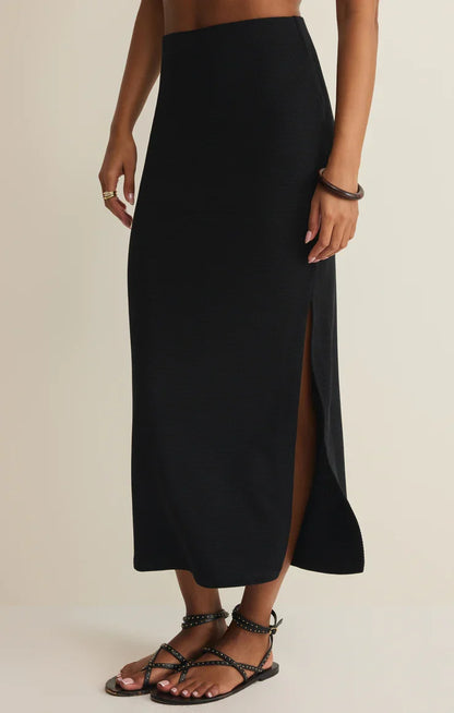 Ainslie Midi Skirt- Black